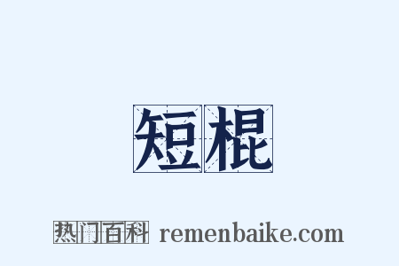 短棍是什么意思的图片